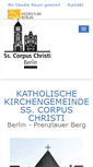 Mobile Screenshot of corpus-christi-berlin.de