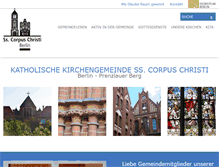 Tablet Screenshot of corpus-christi-berlin.de